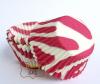 ถ้วยคัพเค้ก Hot Pink Zebra ไซส์มาตรฐาน 50 pcs.