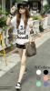 เสื้อยืดแฟชั่น แขนบอลลูน ลาย I Spail สีขาว (คอปกติ ไม่กว้าง ไม่เปิดไหล่)