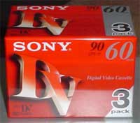 ขาย ม้วนเทป Mini DV Sony DVM60R3