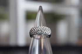 ขาย ISS JEWELRY CR 01 แหวนนูนเล็กโลเดียมลายเสือเล็ก