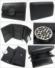 Coach Coach Alexandra Black Leather Compact Cl