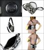 Coach Coach signature stripe demi cross body F