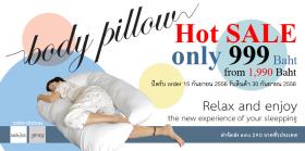 Pre Order หมอนตัวยู Body Pillow ลดราคาจาก 1990 เหลือ 999 ด่วนถึง 15 กันยายน 2556 เท่านั้น