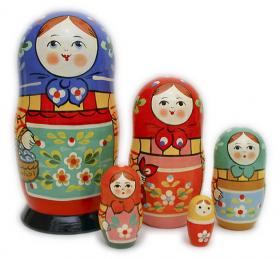 ตุ๊กตาแม่ลูกดก (Matryoshka) - From Russia With Love (Blue Berries Doll)