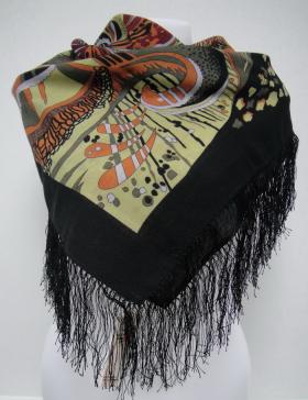 ผ้าพันคอ/คลุมไหล่ขนสัตว์จากรัสเซีย (Wool Shawls) : From Russia With Love (Secret of the jungle Black)