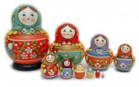 ตุ๊กตาแม่ลูกดก (Matryoshka) - From Russia With Love (Green Berries Doll 2) 