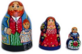 ตุ๊กตาแม่ลูกดก (Matryoshka) - From Russia With Love (Russian Family)