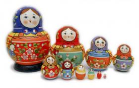 ตุ๊กตาแม่ลูกดก (Matryoshka) - From Russia With Love (Blue Berries Doll 2)