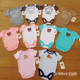 เสื้อผ้าเด็ก : Bodysuit Rilakkuma ลิขสิทธิ์แท้ สำหรับเด็ก 0-12 เดือน