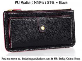 PU Wallet : NNP41375-Black