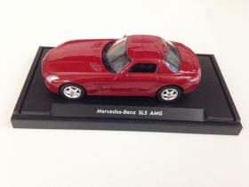 ขาย โมเดลรถเหล็ก Mercedes Benz SLS AMG สเกล 1:60 สีแดงเลือดหมู