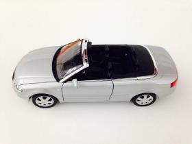 ขาย โมเดลรถเหล็ก Audi A4 Cabriolet สีเงิน 1:24