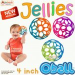 ลูกบอลยางกัด ขนาด 4 นิ้ว Oball 4 inch Jellies