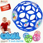 ลูกบอลยางกัด ขนาด 4 นิ้ว Oball 4 inch Rattle
