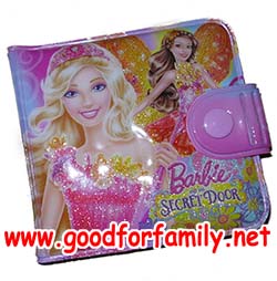 กระเป๋าสตางค์ Barbie Secret Door แบบ 2 พับ กระดุม ลิขสิทธิ์แท้ บาร์บี้ กระเป๋าตังส์ กระเป๋าเด็ก สีชมพู รหัส bckntebar129