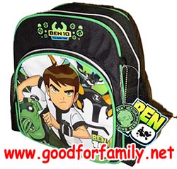 กระเป๋าเป้เด็ก Ben10 Going HERO 10 นิ้ว สีดำ เบนเทน เบ็นเท็น กระเป๋าสะพายหลัง กระเป๋านักเรียน กระเป๋าเด็ก รหัส bckpckben166
