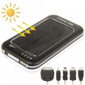 แบตสำรอง 5000MAH ชาร์ตด้วยพลังงานแสงอาทิตย์  ส่งฟรี