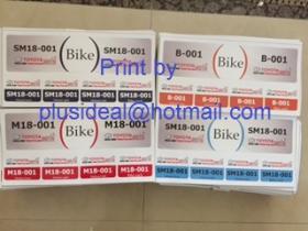 งานพิมพ์สติ๊กเกอร์ PVC ต่างๆ 