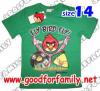 เสื้อคอกลม ผ้า Cotton Angry Birds สีเขียว กรุ๊ปใหญ่ แองกรี้เบิร์ด แองกี้เบิร์ด แองกรีย์เบิร์ด แองกรี้เบิด แองกี้เบิด แองกรีย์เบิด เสื้อยืด เสื้อแขนสั้น เสื้อเด็ก เสื้อผ้าเด็ก รหัส rndagb094_14