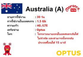 Australia (A) Sim 30 Days