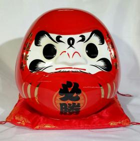 ตุ๊กตา ดารุมะ [Daruma] สูง 7 นิ้ว เซรามิค