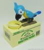 นกแก้ว กินเหรียญ กระปุกออมสิน - สีฟ้า [parrot-sav-Blu]