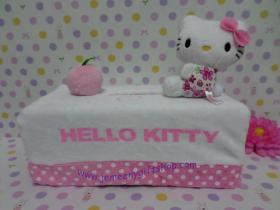 หุ้มกล่องทิชชู่สี่เหลี่ยม ฮัลโหลคิตตี้ Hello kitty