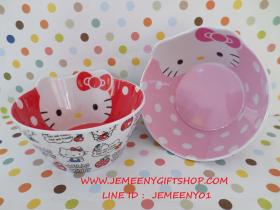 ชามเมลามีน ฮัลโหลคิตตี้ Hello Kitty