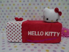 หุ้มกล่องทิชชู่สี่เหลี่ยม ฮัลโหลคิตตี้ Hello kitty