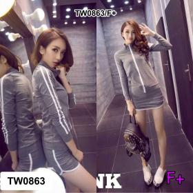 NJ3-TW0863 - Set 2ชิ้น สไตล์สาวสตรีท