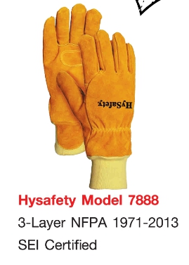 ขาย HYSAFETY ถุงมือพนักงานดับเพลิง
