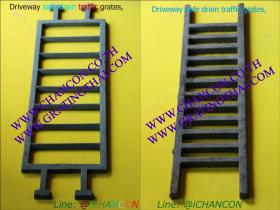 Curbed Drainage Grating Scupper ตะแกรงดักขยะฝุ่นผงคันหินใบไม้ด้านข้างริมฟุตบาท ขนาด 10 x 40 cm.