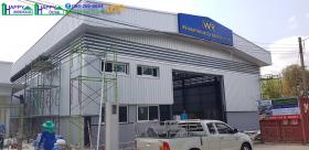 โกดังและสำนักงาน HW-HC ขนาด 8X21X6.9 เมตร พร้อมรางเครนรับน้ำหนัก 6 ตัน