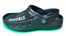 BBdouble รองเท้าแตะ แบบผ้าเย็บ ใส่นุ่ม สบายเท้า