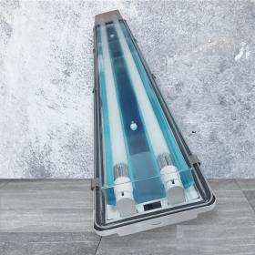  โคมกันน้ำกันฝุ่นสีใสโคมกันน้ำกันฝุ่นเหล็กฝาครอบอะคริลิคใส2X40W,โคมกันน้ำกันฝุ่นเหล็กฝาครอบอะคริลิคใส2X36W#ledWaterproof