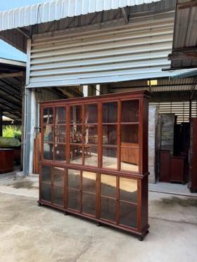 ตู้หัวบัว 6 บานเปิด 2 ชั้นเทินทรงบาง