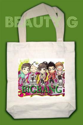 BB013 ถุงผ้า Fanclub BigBang ขนาด13.5x14.5
