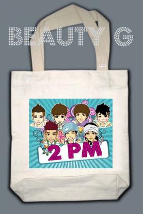 BB011 ถุงผ้า Fanclub 2PM ขนาด13.5x14.5