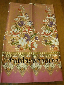 ผ้าพิมพ์ทอง หน้ากว้าง2 เมตร
