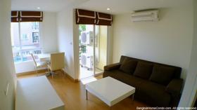 ให้เช่า คอนโด ใหม่ เดอะพัลซ์ ลาดพร้าว 44 ชั้น2 พร้อมอยู่ 1นอน1น้ำ 35ตรม ใกล้ MRT ลาดพร้าว 15000บ/ด