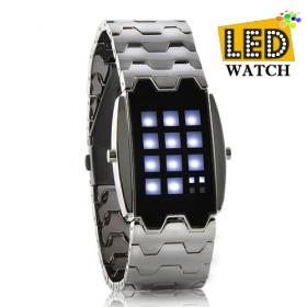 นาฬิกาแอลอีดี แสงสีขาว (Japanese Inspired White LED Watch)
