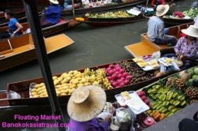 ขาย Floating market at Domnern Saduak In Rachaburi,Thailand