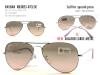 Ray-Ban (14950-2N) Rayban RB3025-073/3E ม่วง2โทน