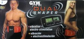 เข็มขัดกระชับสัดส่วนรุ่นใหม่ gymform dual shaper พร้อมระบบสั่นและemsกระตุ้นไฟฟ้า