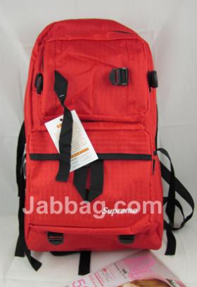 เป้กระเป๋า Supreme รังผึ้ง สีแดง