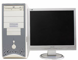 บริการให้เช่า  คอมพิวเตอร์ PC ทุกเครื่องมี DVD - RW  Wireless LanWindow XP Professional  (Open license)