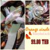 Scarf(honeydeal) Orange Circle