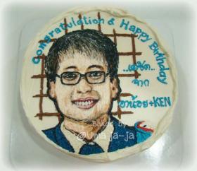 เค้กภาพเหมือน 1  (วันเกิดน้องเต้ ค่ะ)  
