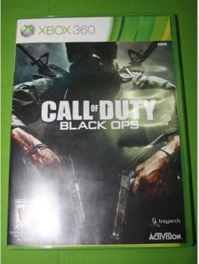 ขาย แผ่นเกมส์ xbox 360 call of duty black ops แผ่นแท้มือสอง สภาพ ใหม่