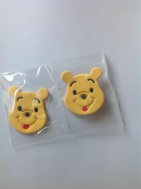 Pooh Gum Paste 2in./ 2pcs.